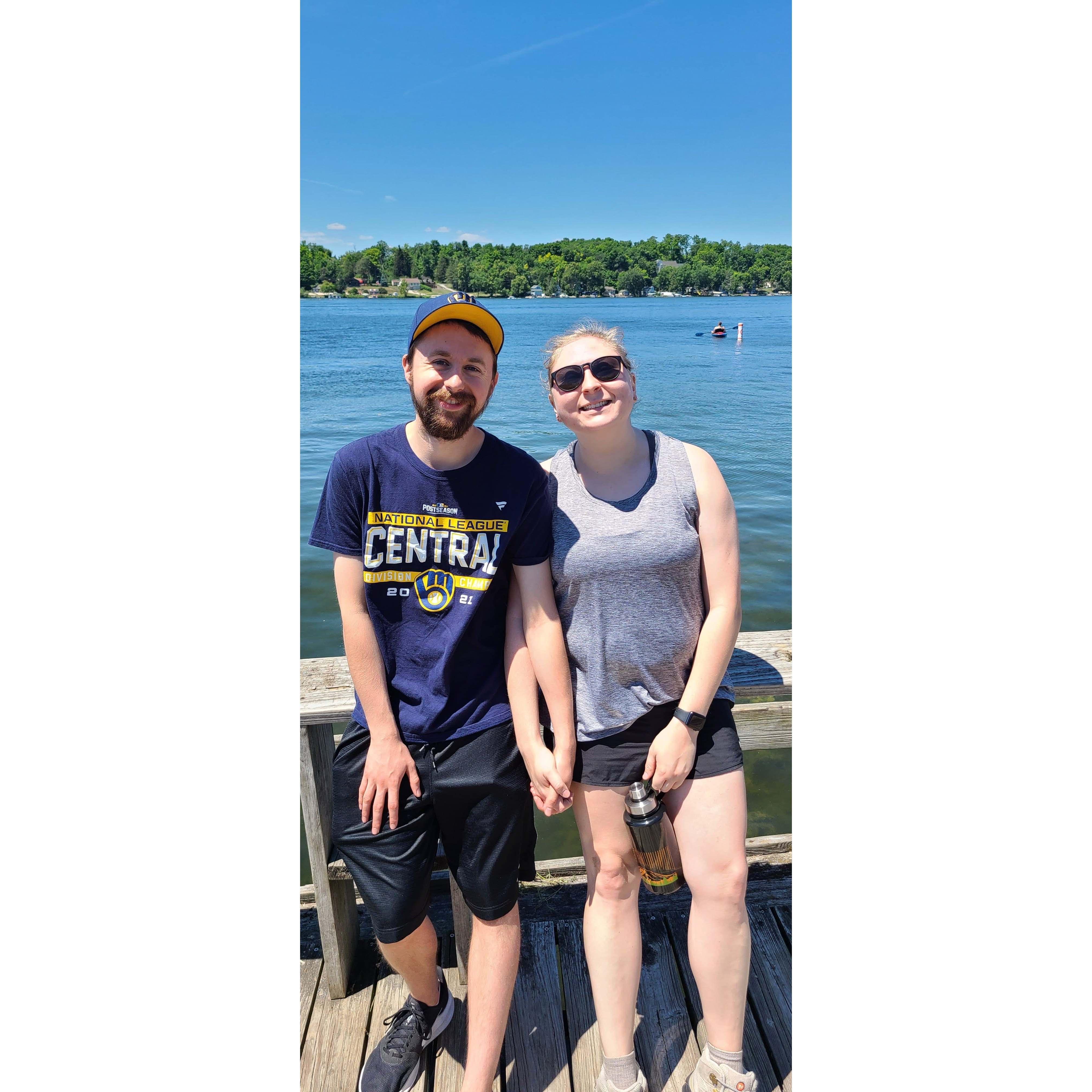 Spending time by the lake, one of our favorite summer activities