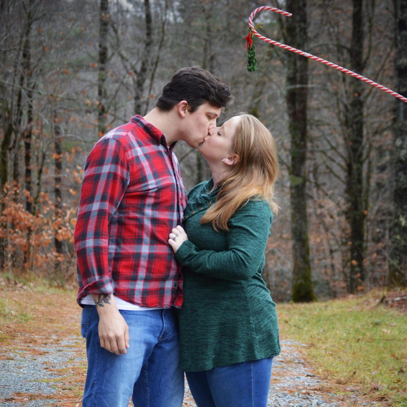 kiss me under the mistletoe
