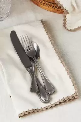 Ric Rac Cotton Napkin Set, Set of 4