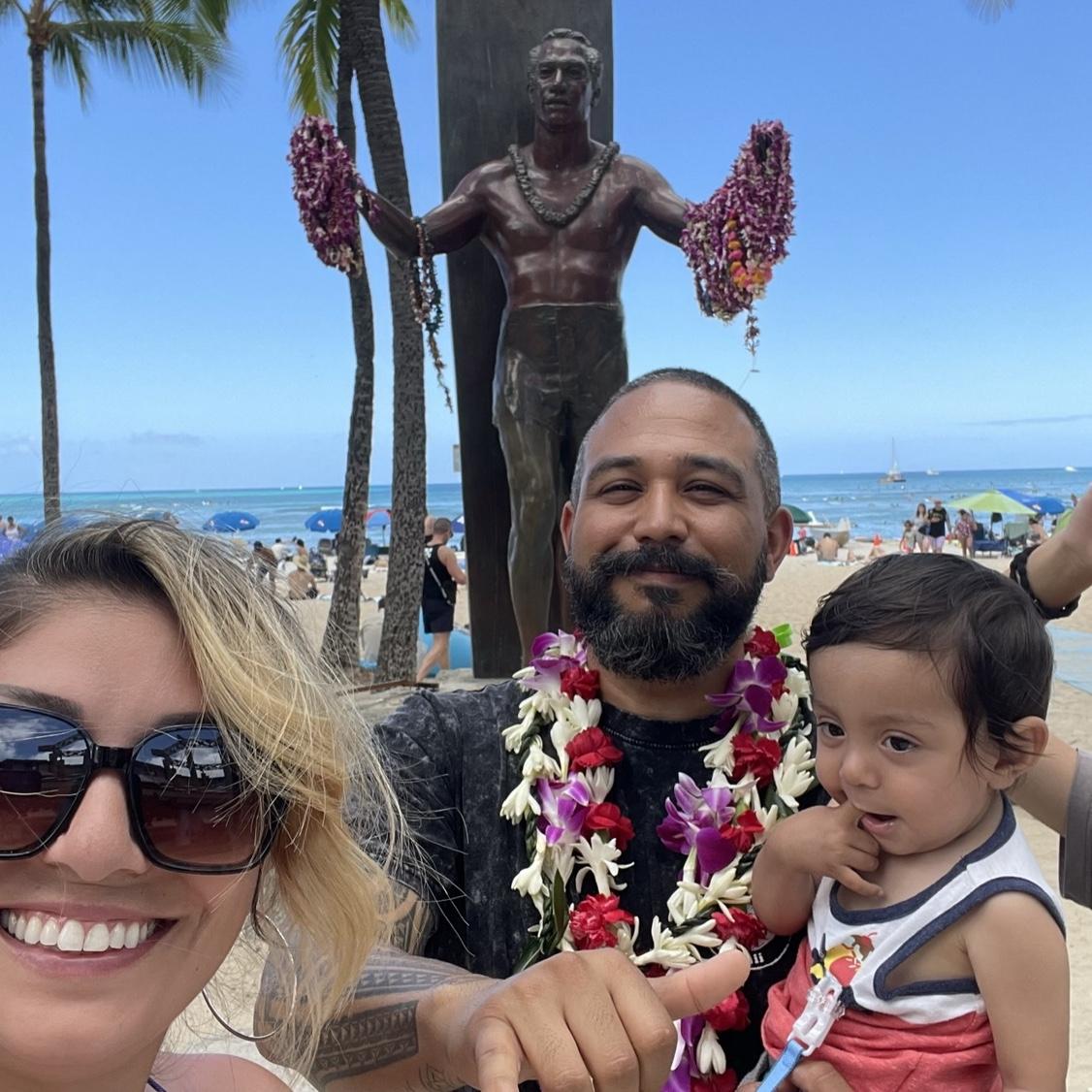 The family trip to Hawaii!