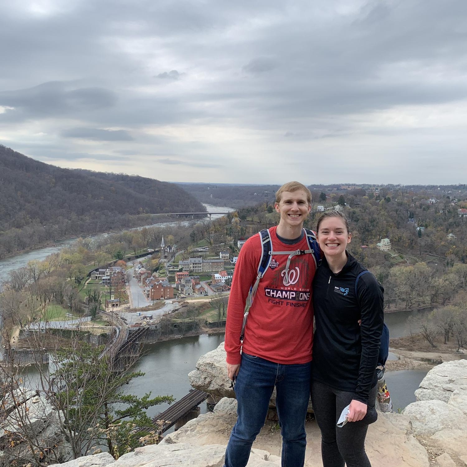 Maryland Heights trail overlooking Harper’s Ferry