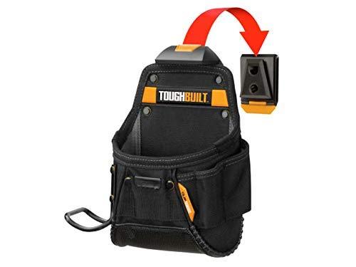 ToughBuilt - Project Pouch/Hammer Loop - Heavy-duty Construction, Custom Tape Measure Clip, 6 Pockets and Loops, Extreme-duty hammer loop (Patented ClipTech Hub & Belts) - (TB-CT-24)
