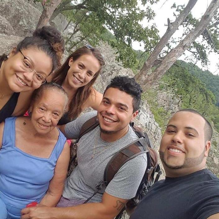 Hiking through Great Falls National Park in Virginia with the family