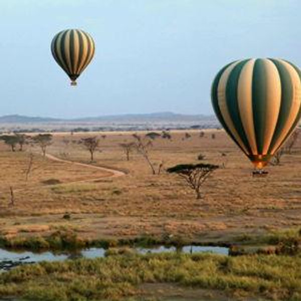 Hot Air Balloon Ride in Tanzania