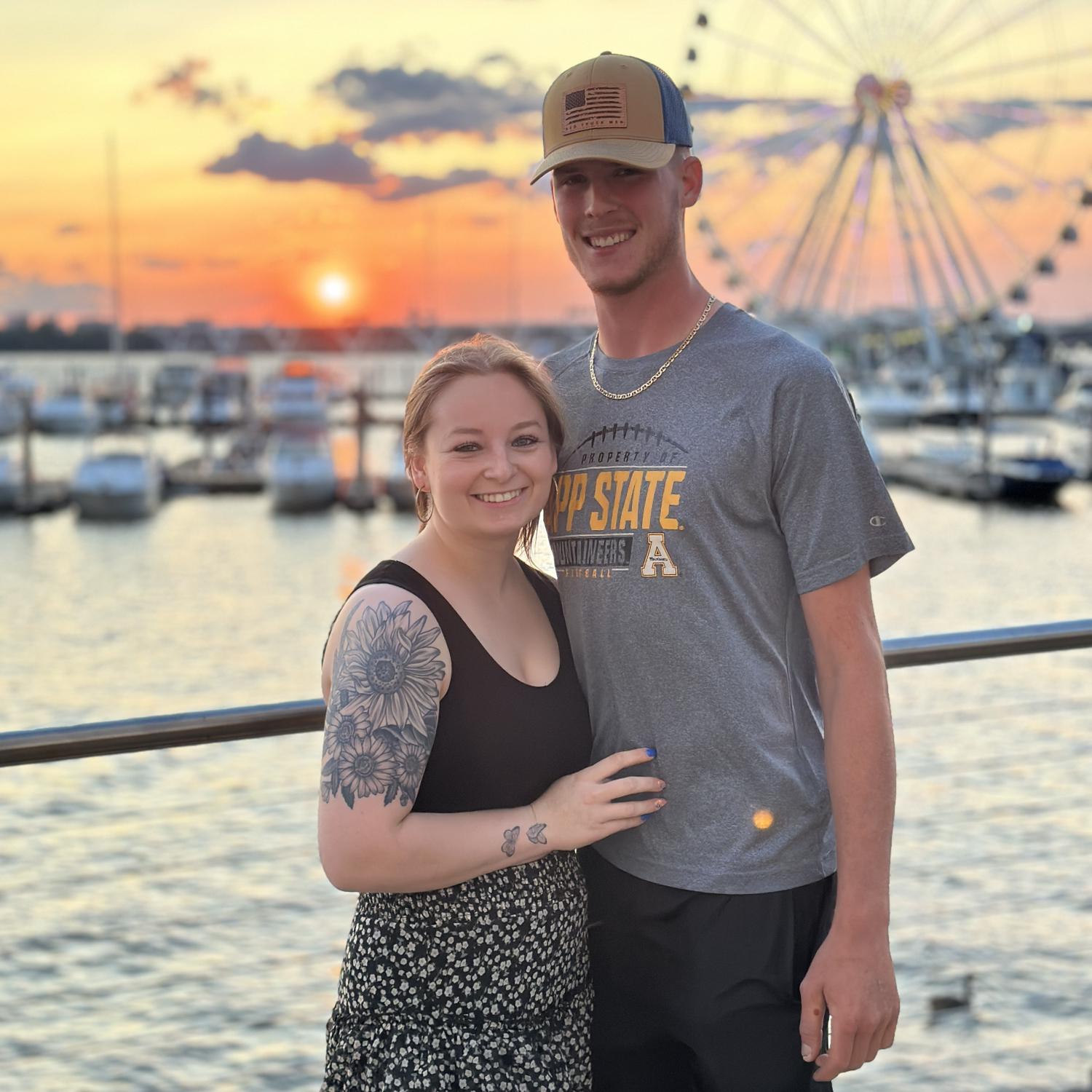 Sunset at the National Harbor!