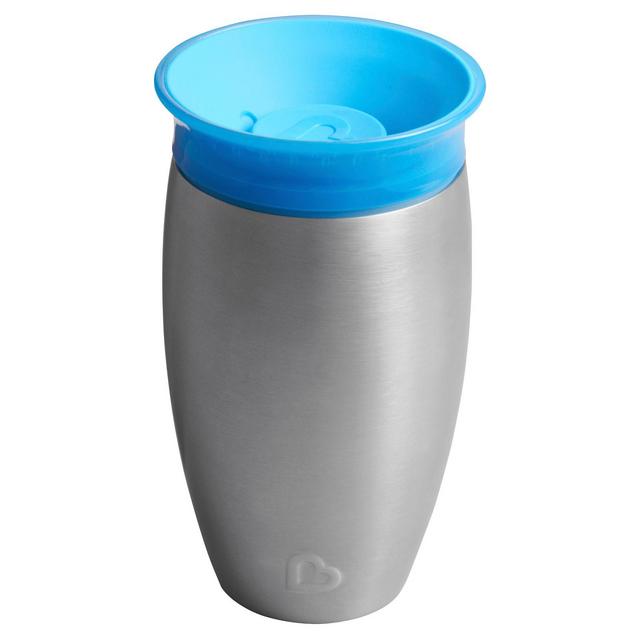 Munchkin Miracle 10oz Stainless Steel 360 Sippy Cup - Blue