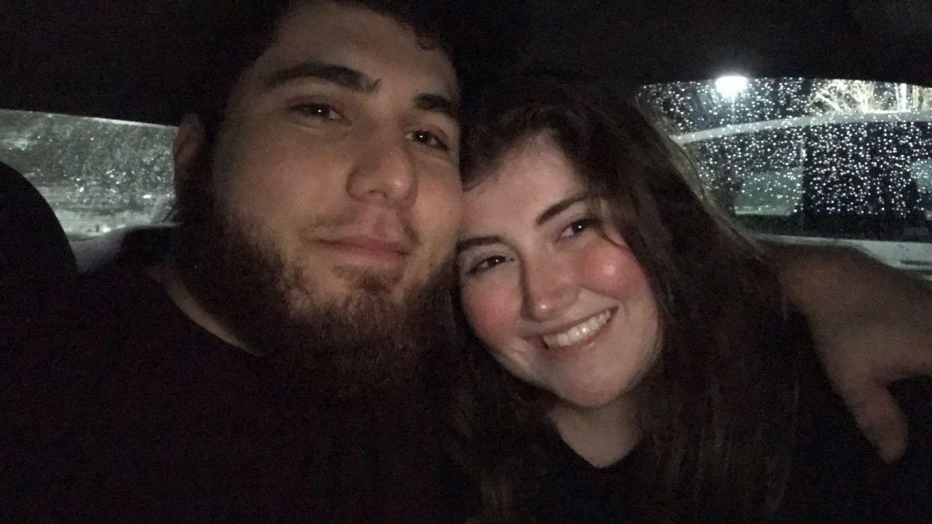 This was our first photo & our first Valentine’s Day together. The day prior was when we met face to face for the first time. We’ve been inseparable ever since!