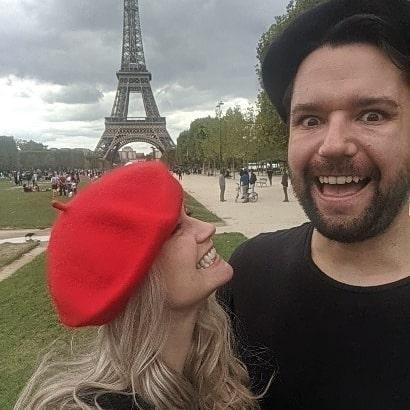 Being cheesy in Paris.