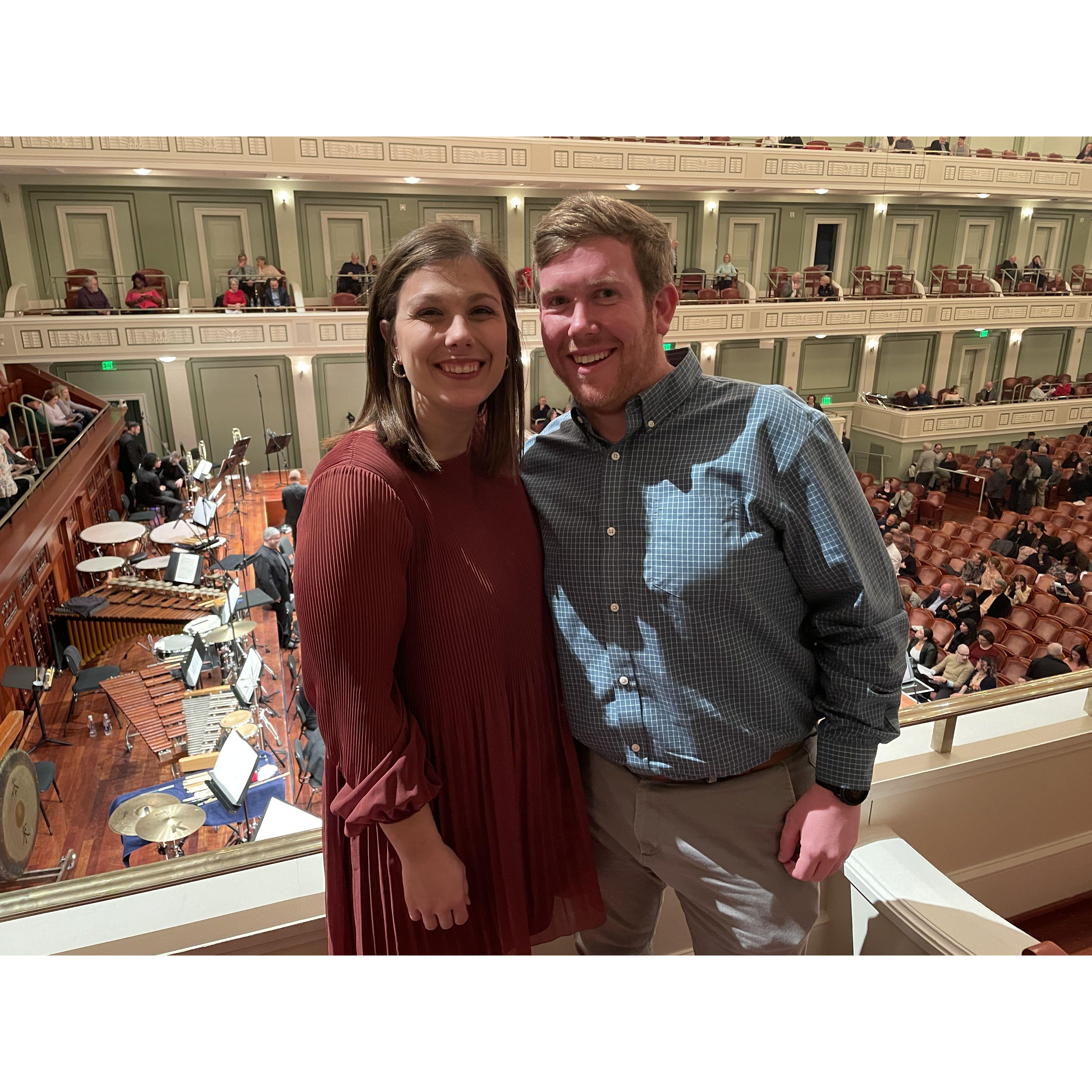 Our first symphony