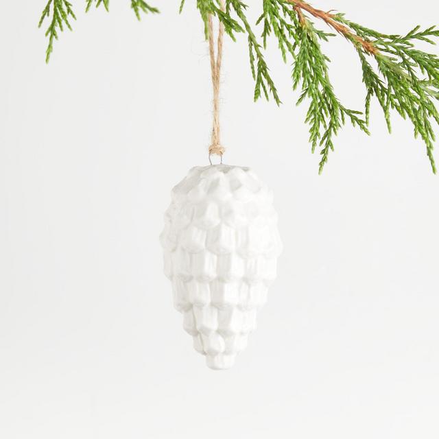 Winter Pinecone Christmas Ornament