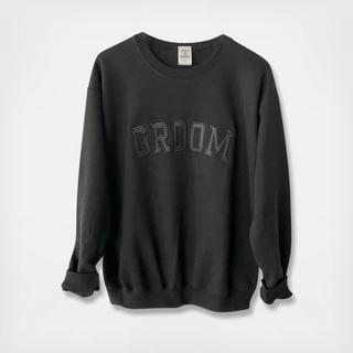 Groom Embroidered Sweatshirt