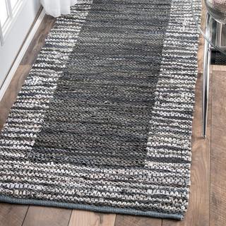 Handwoven Solid Striped Border Neta Runner