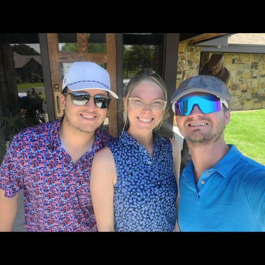 Hunter’s first ever real round of golf…. We only played 7 holes.