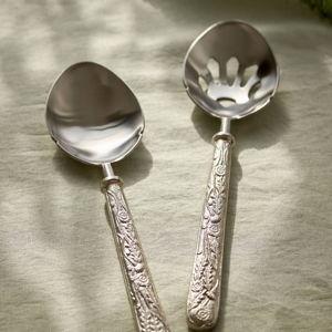 Augustine Stainless Steel 2-Piece Serving Set
