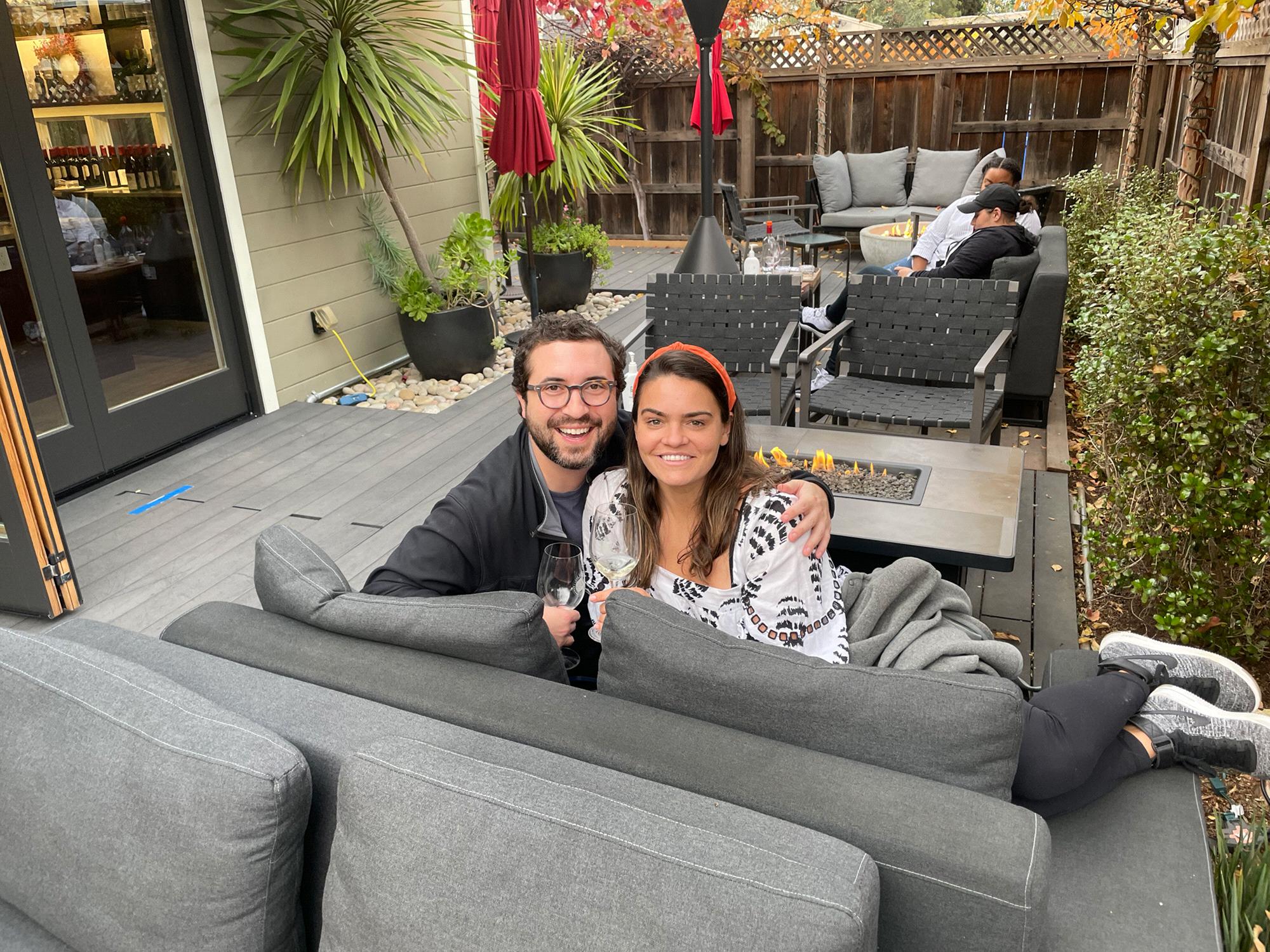 On the day we found out we had to cancel existing wedding plans (the day before the lockdown went into effect), we did the only reasonable thing... drove to wine country to soften the blow ♡ 12.5.20