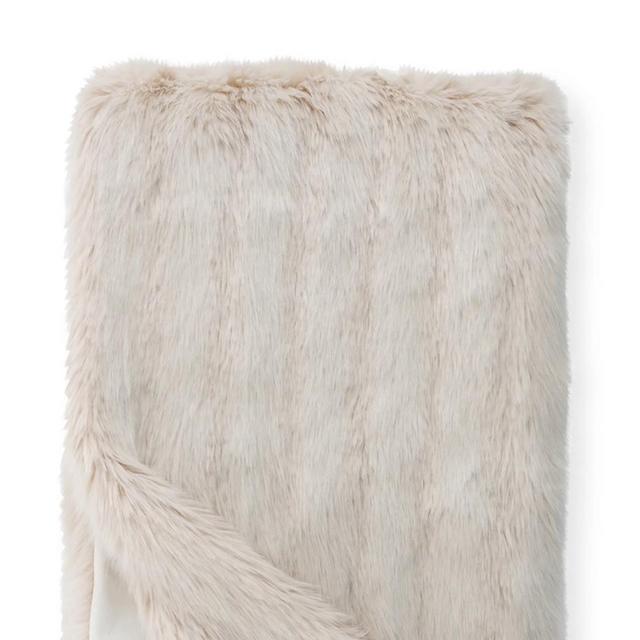 Limited Edition Faux-Fur Throw (Color: Cape Fox)