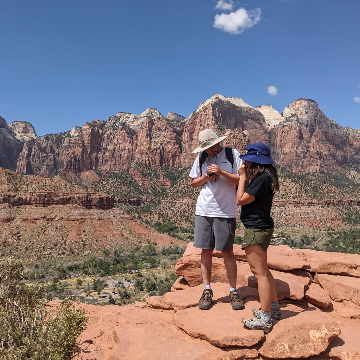 The trip to Utah.