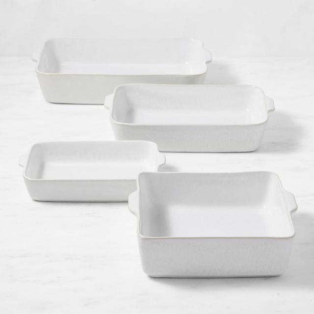 Williams Sonoma Cyprus Reactive Glaze Bakers Ultimate Set, White