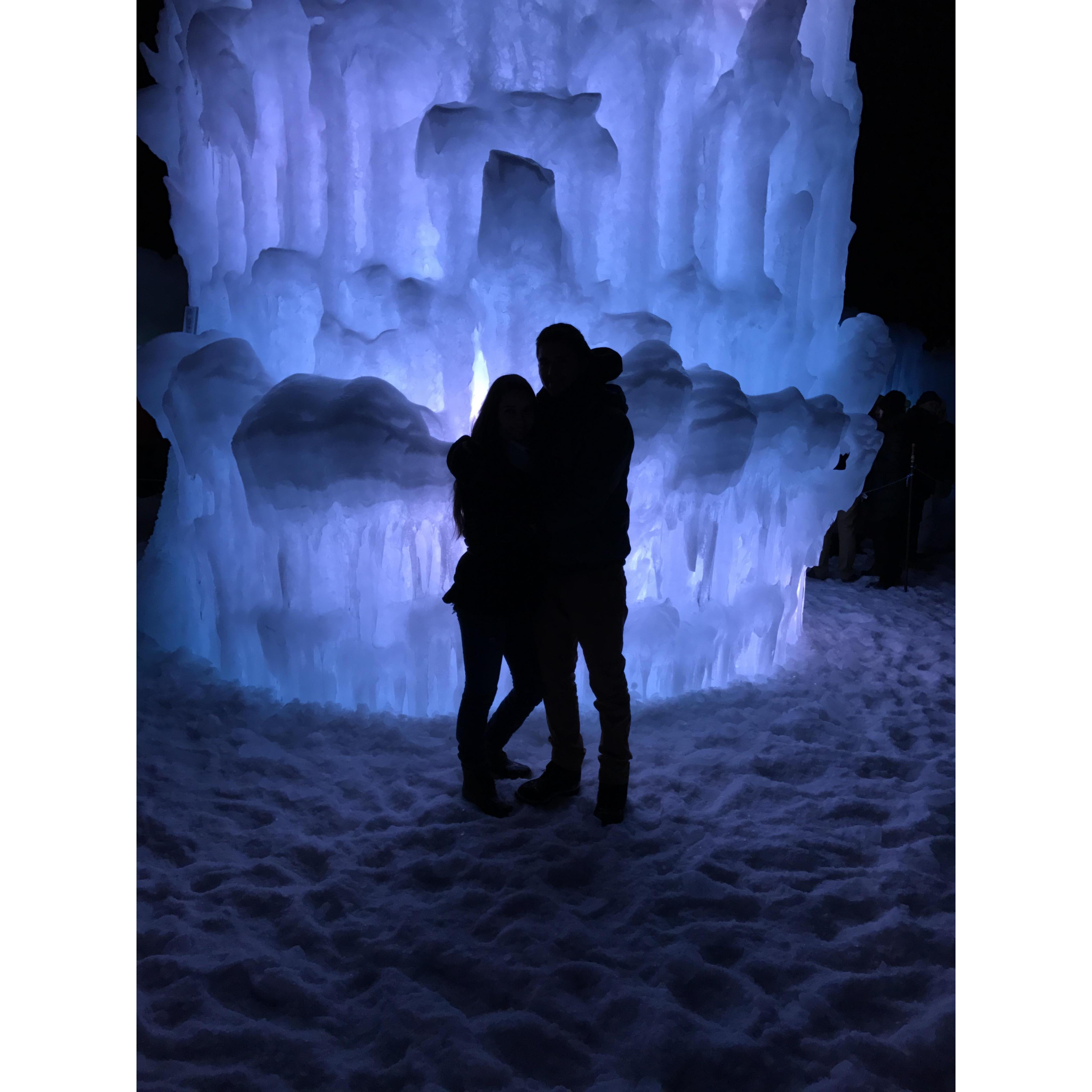 We took a weekend trip to NH where we saw these amazing ice castles!