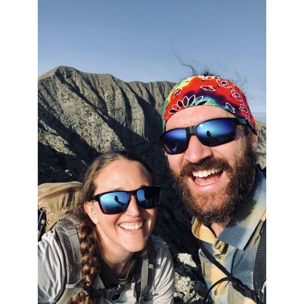 Right after our engagement at sunrise on Mount Katahdin!