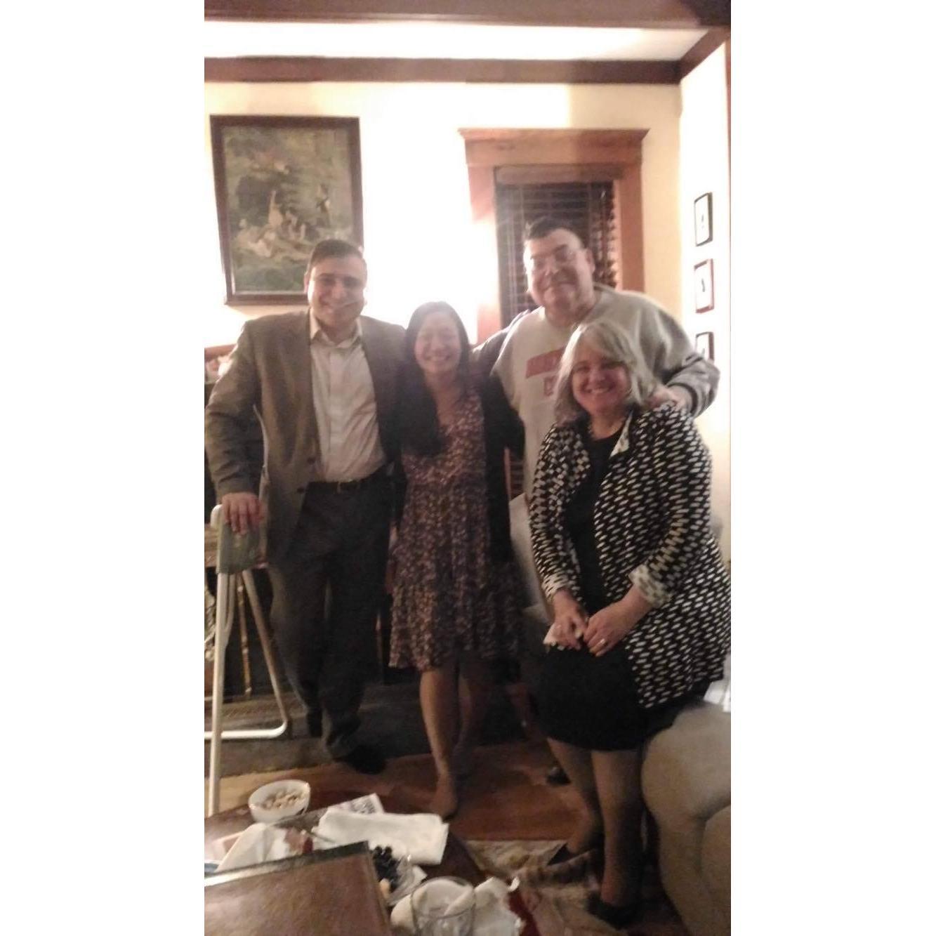 2019 Fall, Mili, and Charles' parents