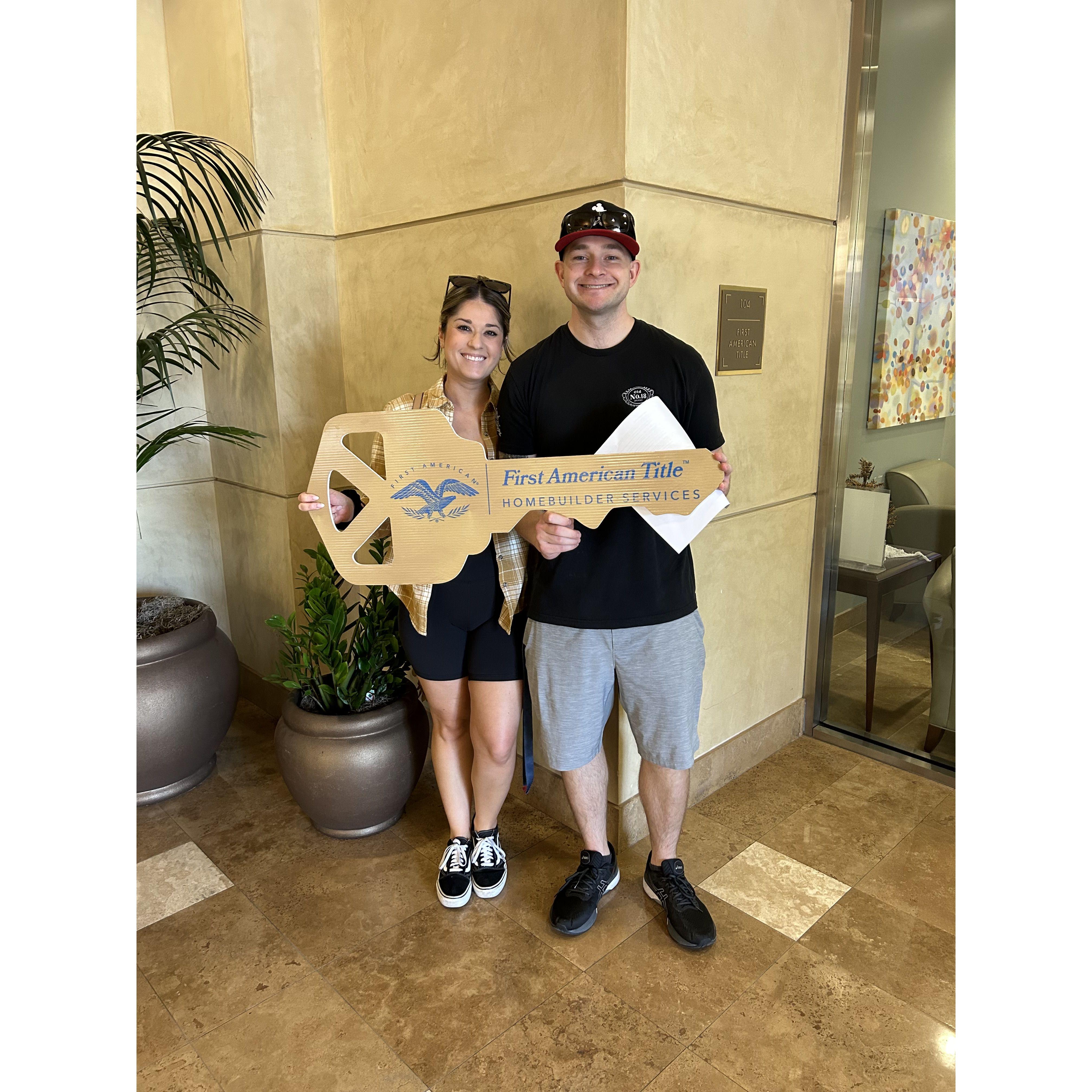 Closing on our first home!