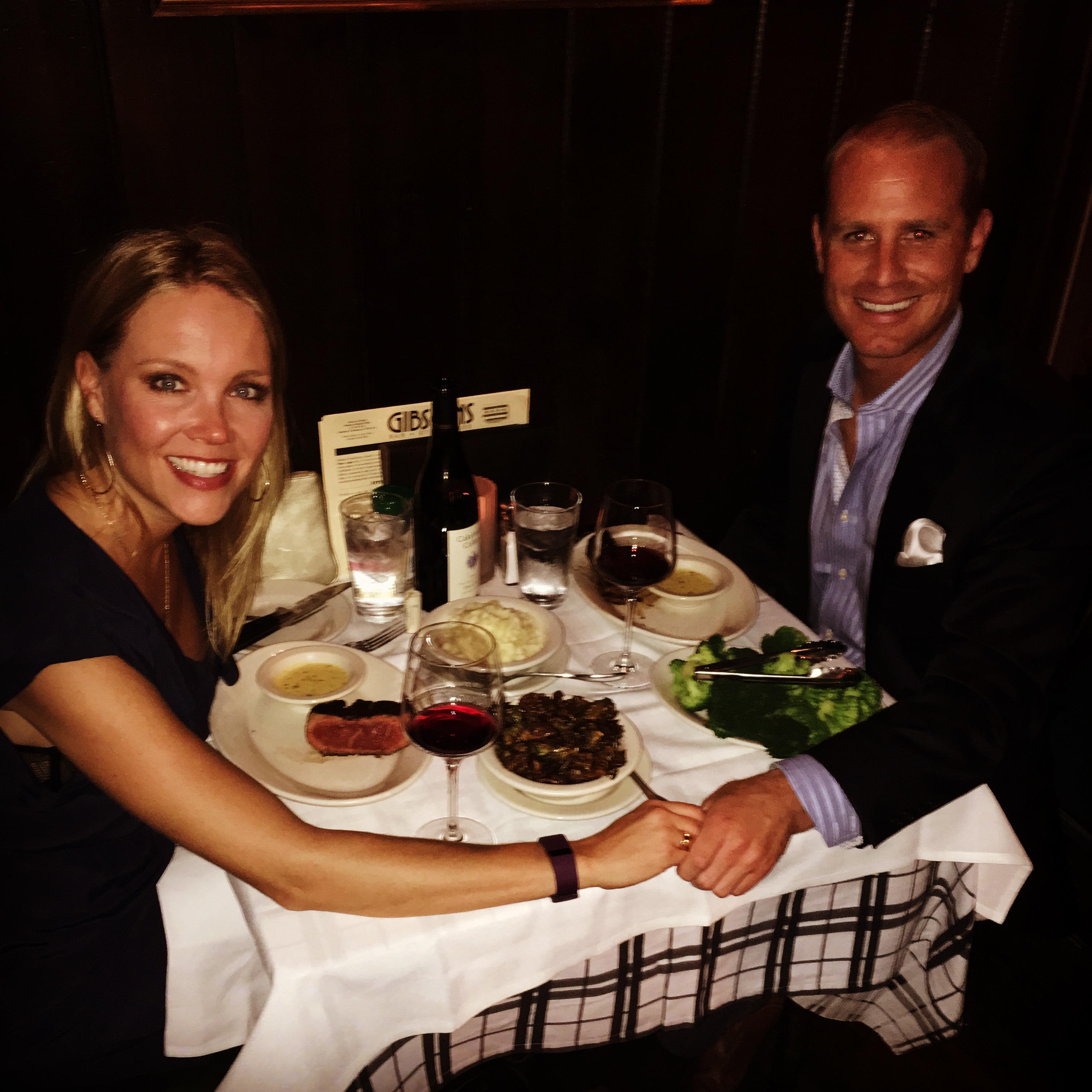 Our first Gibson's Steakhouse date in Chicago