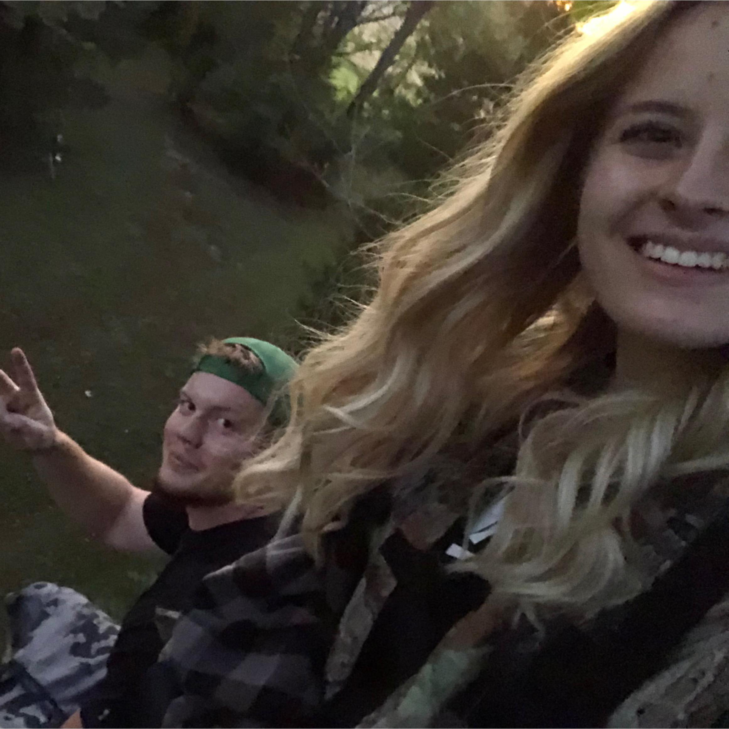 Up 20ft in a tree stand!