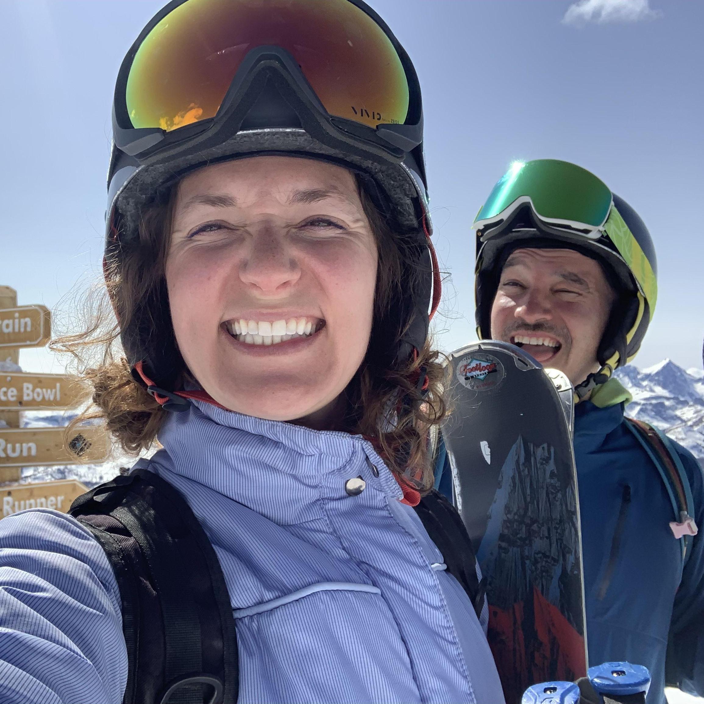 a ski trip to Mammoth Mountain . . .