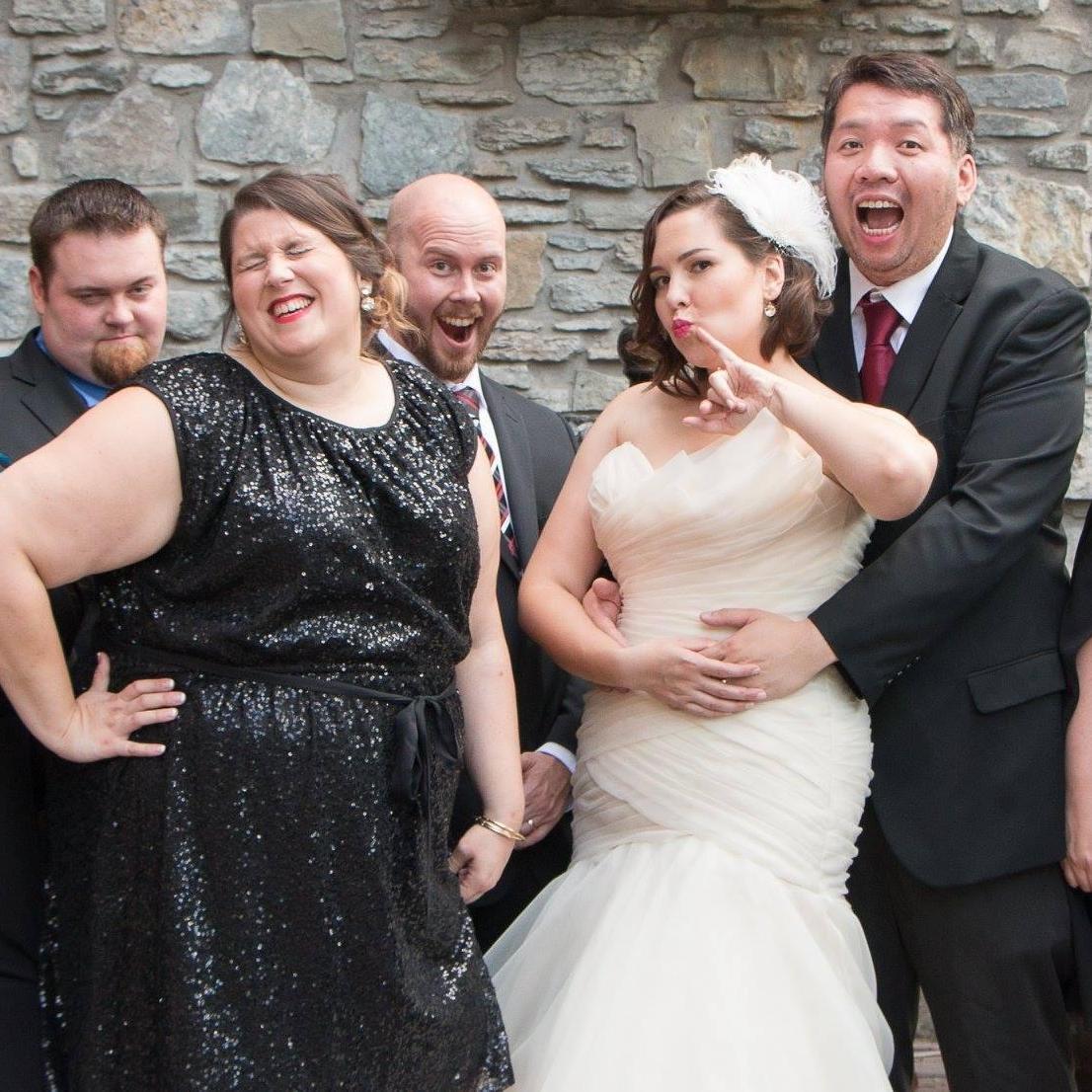 We met in early 2012 when our friends Alex and Lisa started dating. This photo is from their wedding in 2016.