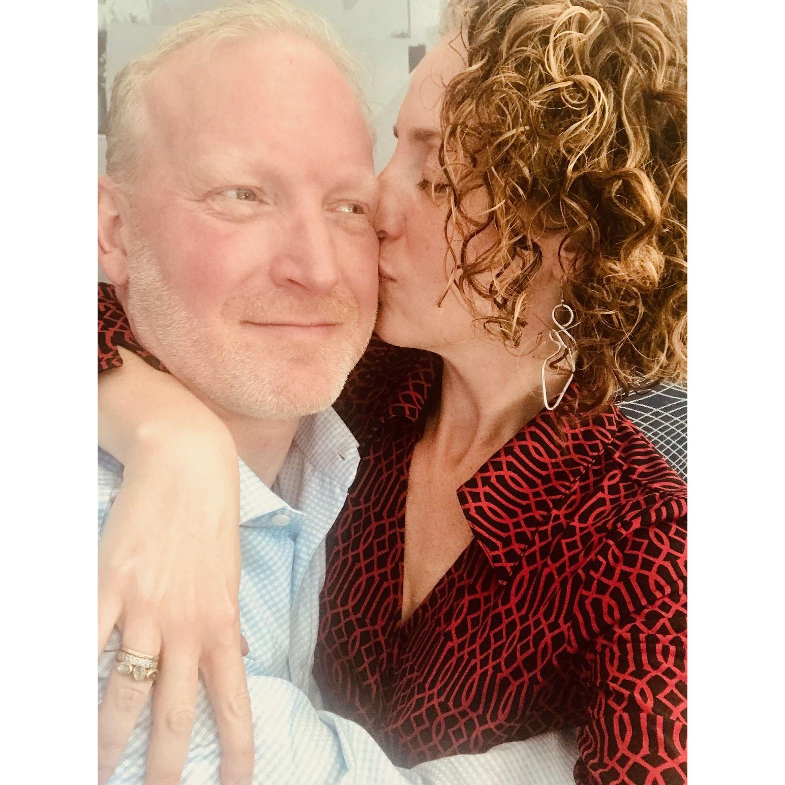 First date...couldn't not kiss this man!