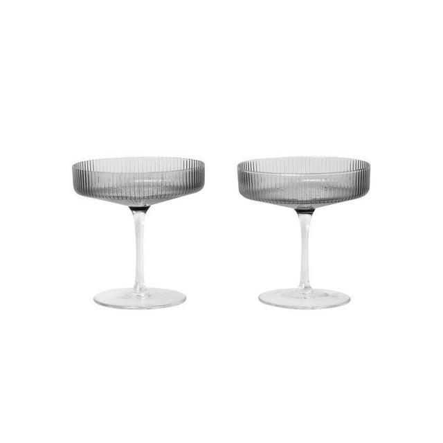 Ripple Champagne Saucer - Set of 2