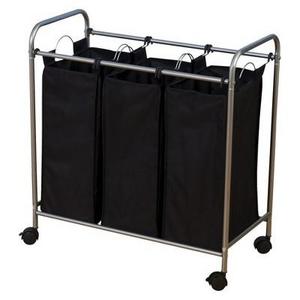 Household Essentials Laundry Sorter with 3 Removable Bags