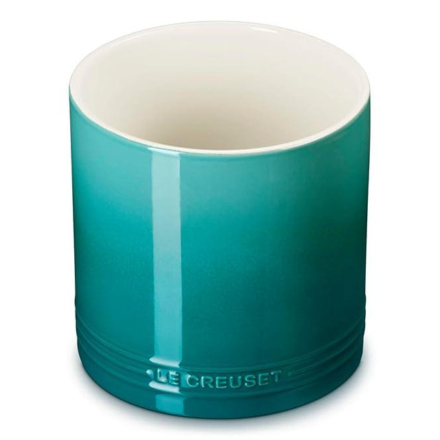 Le Creuset Stoneware Signature Utensil Crock, 2.7 qt., Riviera