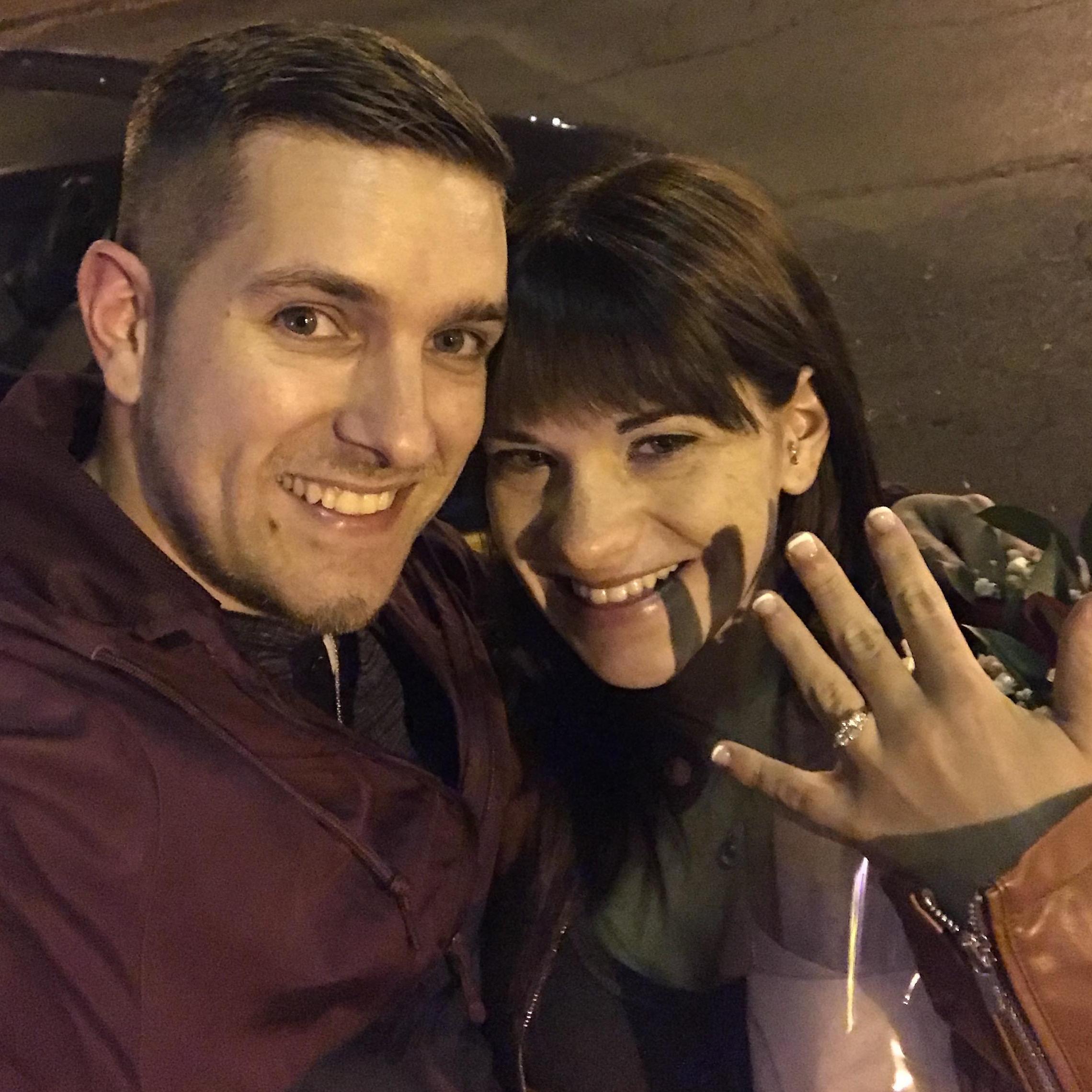 The night we got engaged