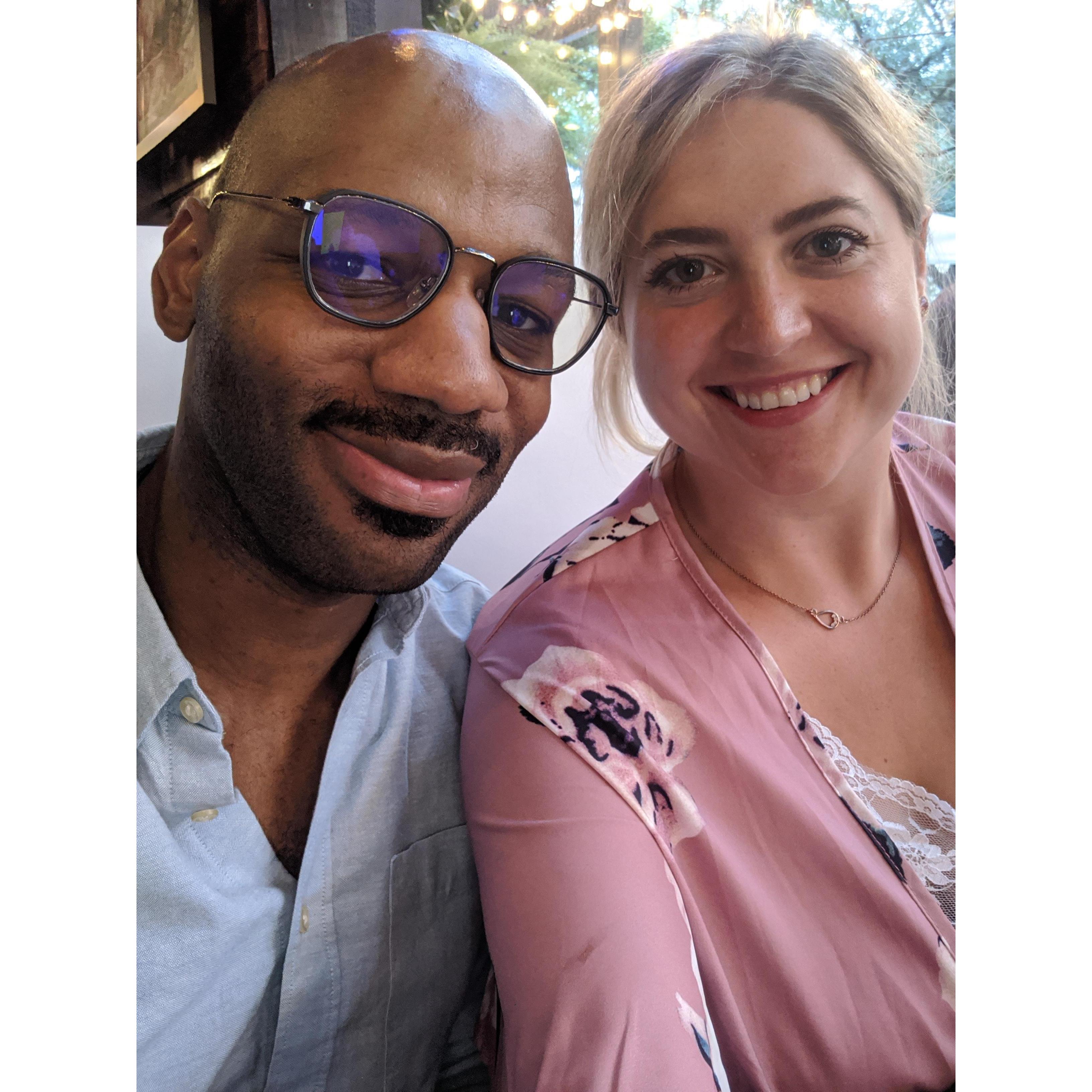 9/4/20 Date night. Yes, we sat side by side (hehe)