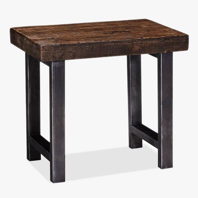 Griffin Wrought Iron & Reclaimed Wood End Table