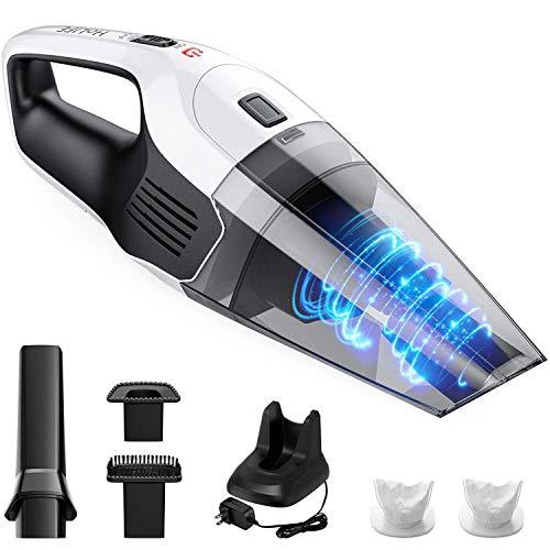 Holife Handheld Vacuum Cordless Cleaner Rechargeable, 14.8V Portable Powerful Cyclonic Suction Hand Vacuum with Quick Charge, Lightweight Wet Dry Lithium Vac for Home Pet Hair Car Cleaning
