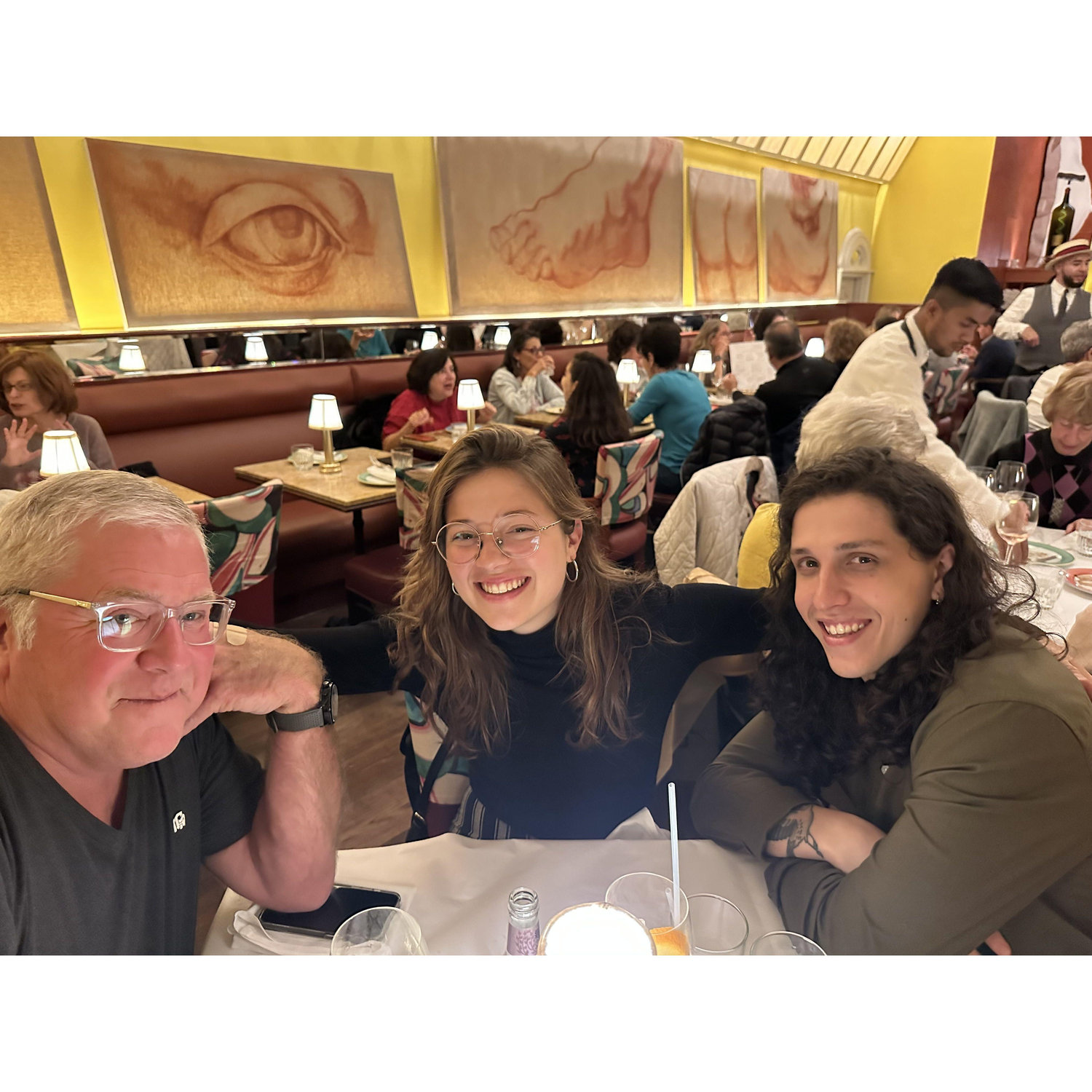 Before the theater in NYC