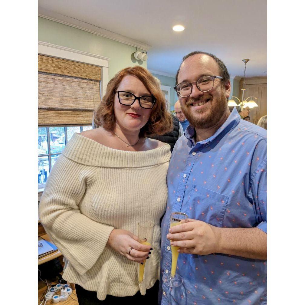 Our Engagement Party in NY.