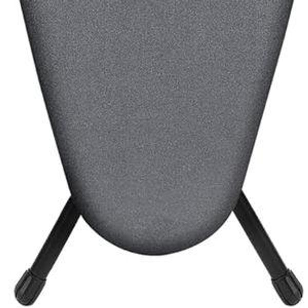 Classic Ironing Board 43" X 13" W/with Iron Rest | Full Metal Construction| Height Adjustable | Heat & Scorch Resistant Fabric | Anti-Skid Feet | Easy to Fold (Dark Grey)