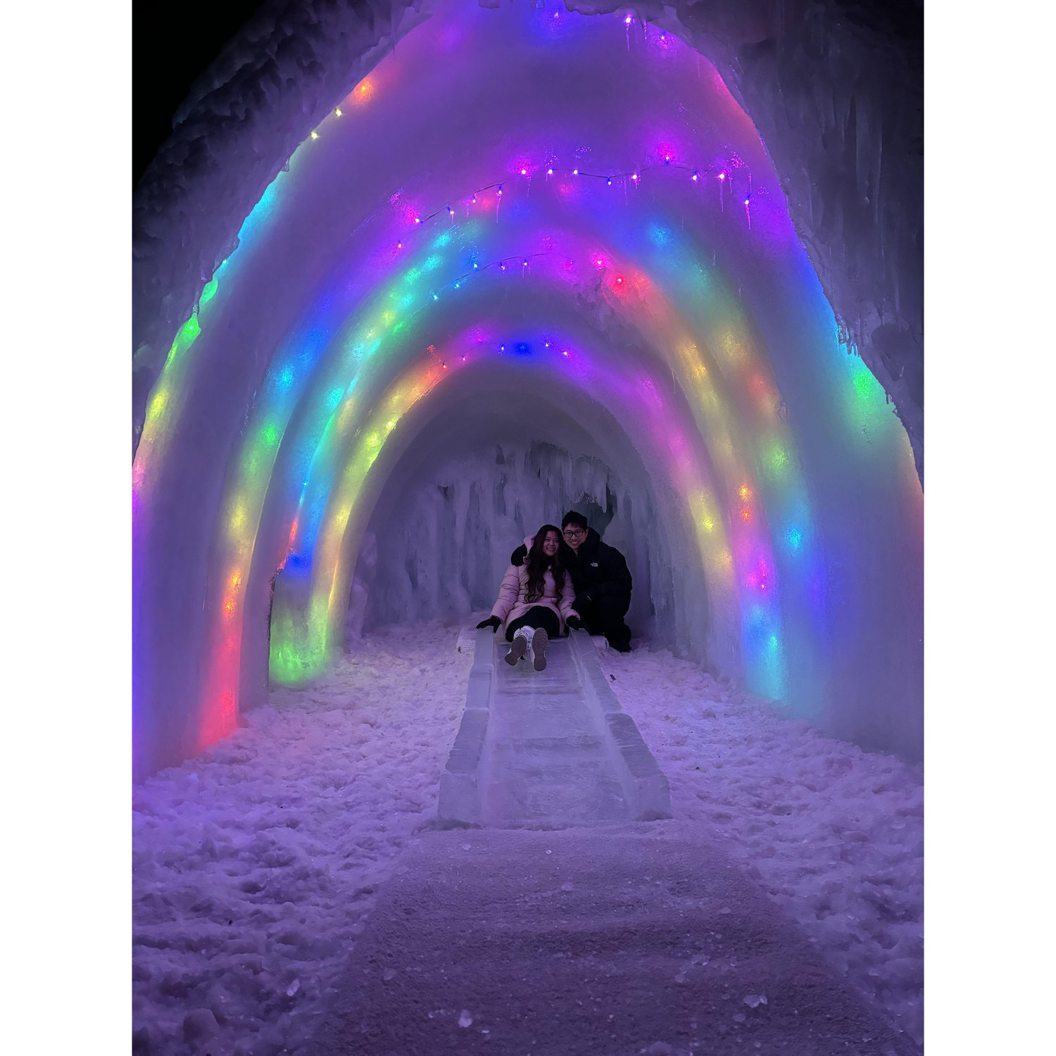 Utah Ice Castle - pics are better than in person lol