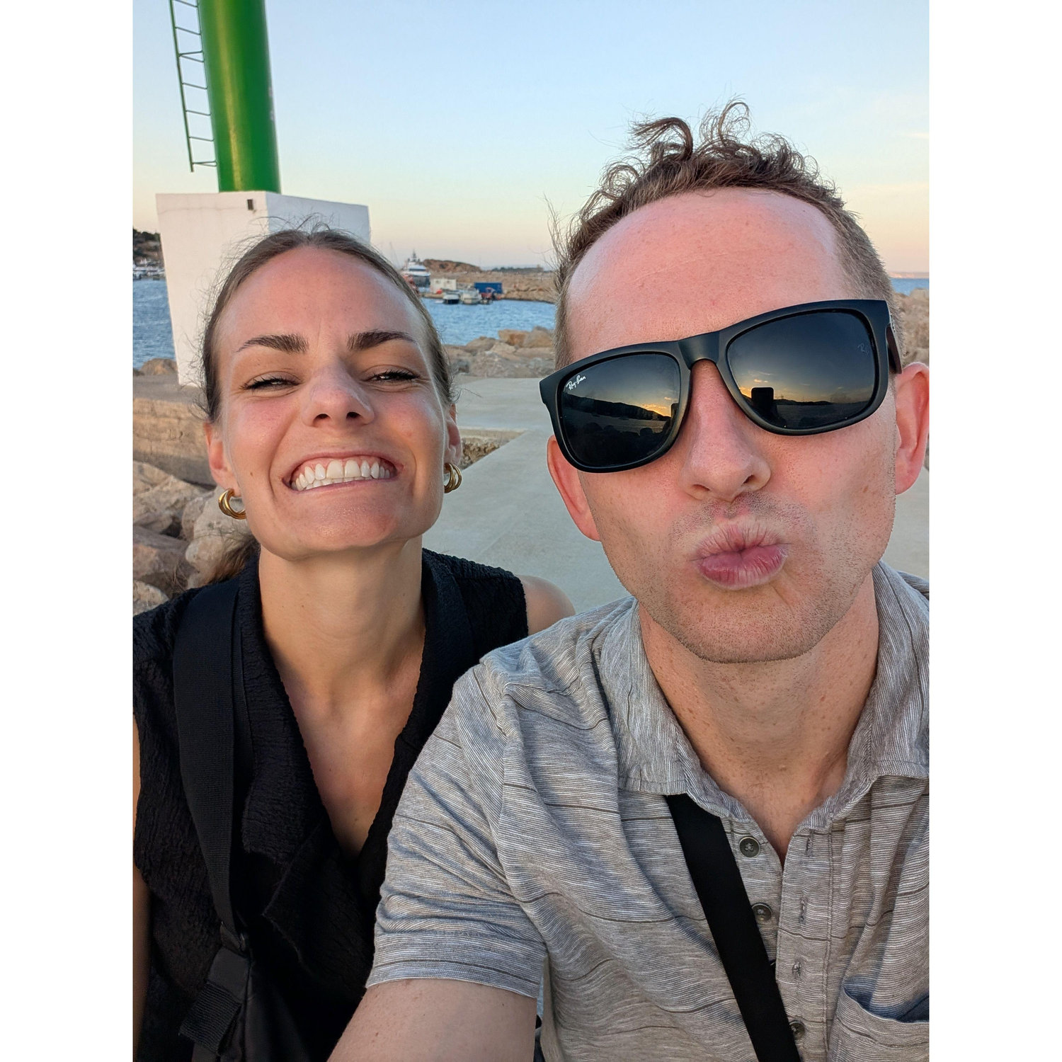 On a sunset walk after dinner in Mallorca the night before the proposal...she thought I would propose here haha
