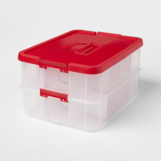 24ct Stack and Carry 2 Layer Ornament Box - Brightroom™