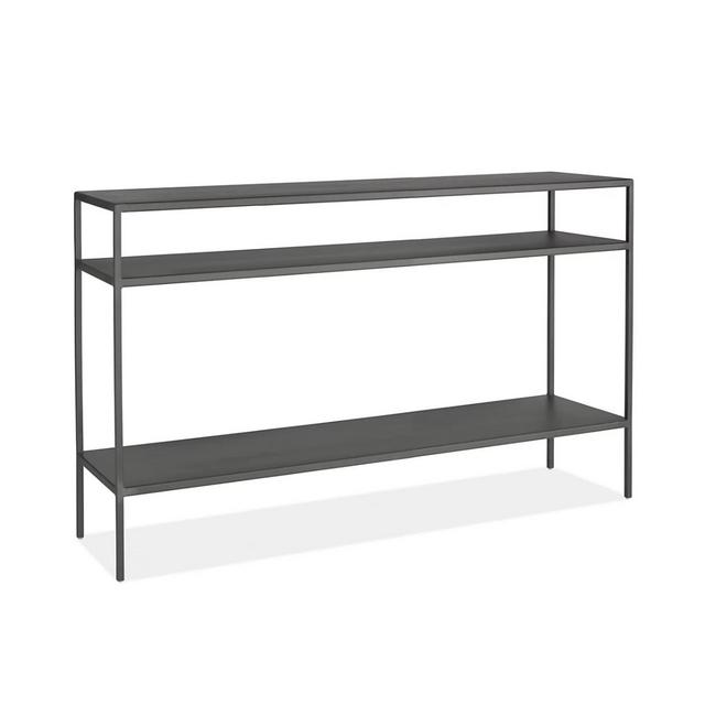 Slim Console Tables in Natural Steel