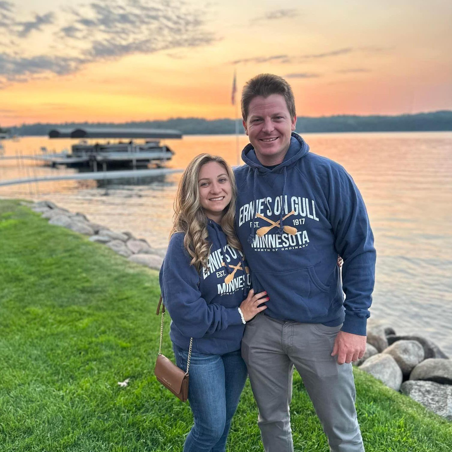 Thanks Mike for the adorable matching hoodies, summer time at the Lake Cabin