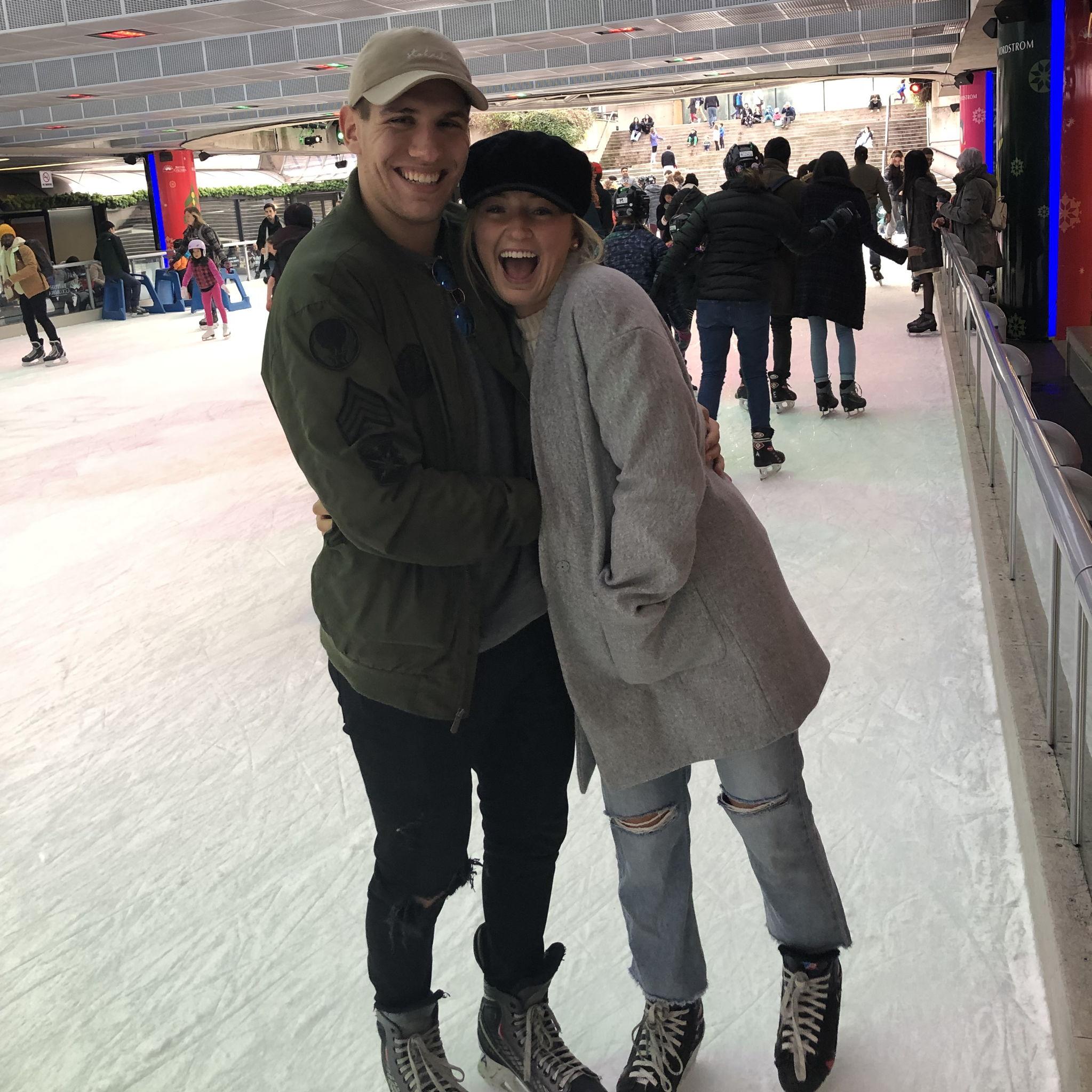 2018! First time skating together!!