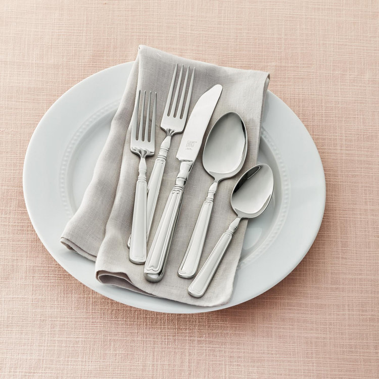 調理器具 ZWILLING 53100-500 SILVER ZWILLING, Vintage 1876 Stainless Steel 45-Piece Flatware Set