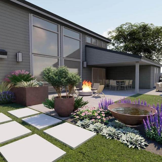Tilly Design Online Landscape Design Front & Back!