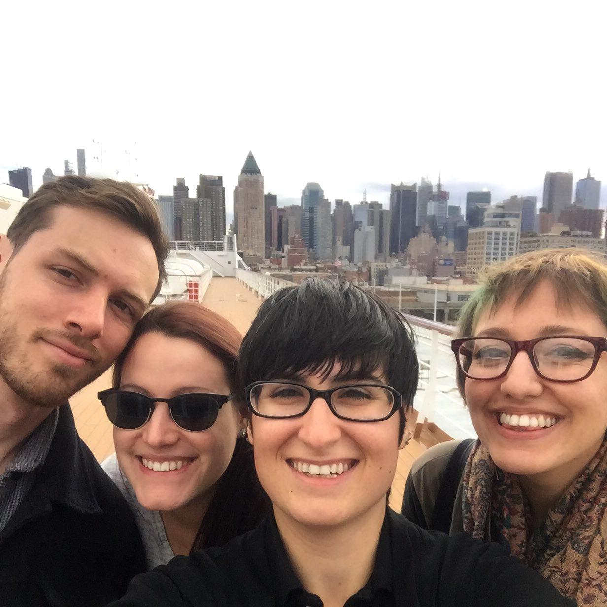 You'd never even know we were standing on a cruise ship!